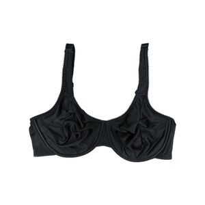 Wacoal Basic Beauty Full Figure Underwire Bra sz 40D * Unlined Solid Black